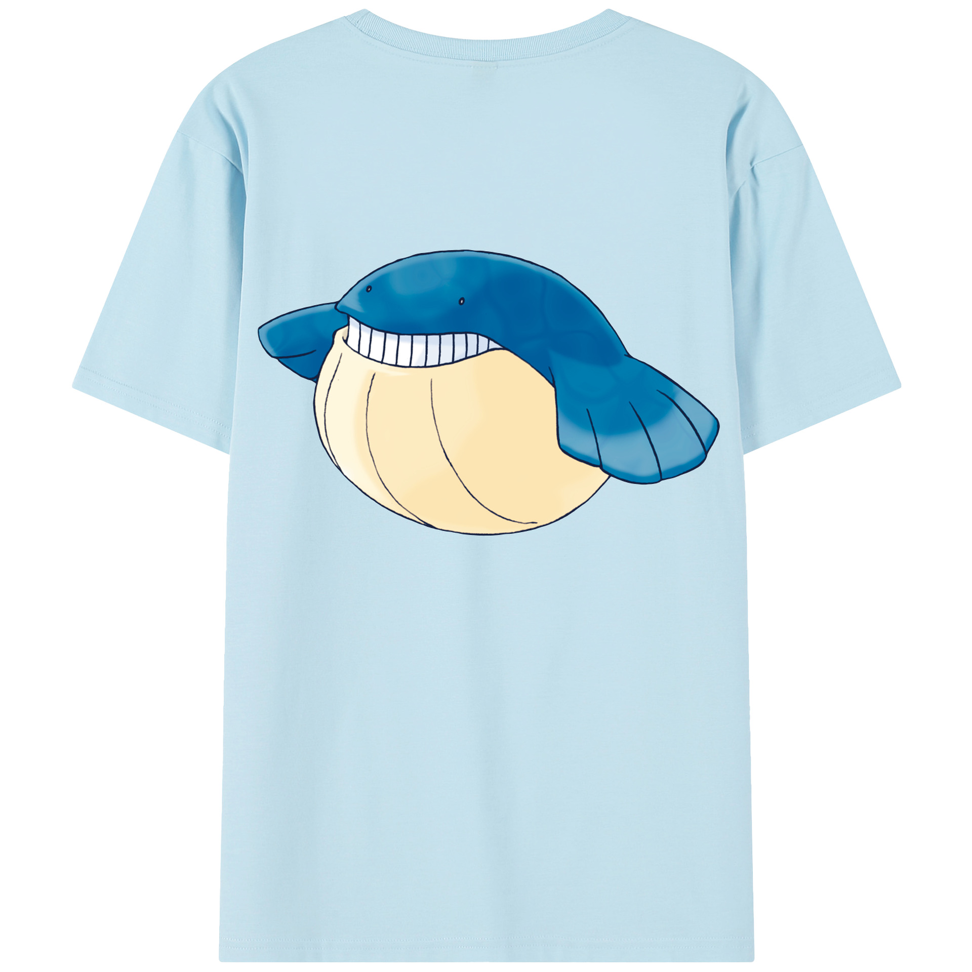 （画像用） ポケットモンスター Pokémon 綿100％半袖Tシャツ（背面プリント）